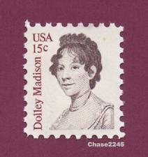 Scott #1822 Dolley Madison 15c - 1980 MNH Single