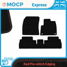 Express with Red Pre-Stitch Trim Van Mats to fit Vauxhall Combo Life Round Ma...