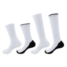 Blank Sublimation Socks SubReady Crew / Knee High Sock 4 12 Pair Wholesale Lots