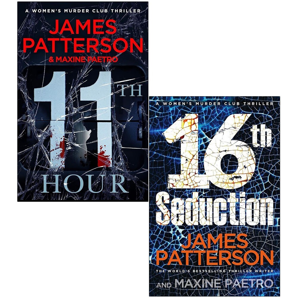 James Patterson Unisex Women Murder Club Series 2 Books Set By 16Th Seduction,11Th Hour - Image 4
