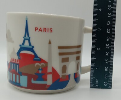 Tazza da caffè in ceramica 325 ml Torre Eiffel al tramonto Foto