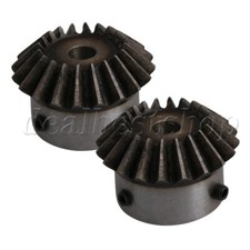 2 Pieces 2 Mould 20T 8mm Hole Diameter 45# Steel Bevel Gear 1:1 Ratio