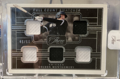 2023 Panini Three And Two Colson Montgomery Full Count Swatches Jersey /60 