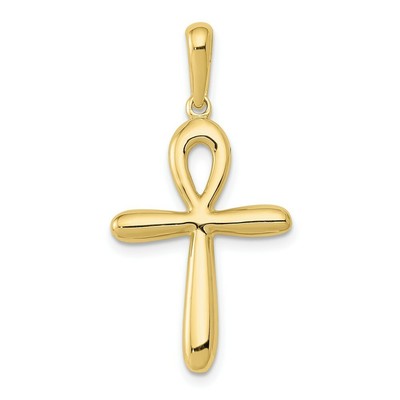 10K Yellow Gold Ankh Cross Pendant | eBay
