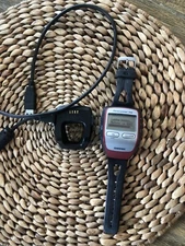 Garmin Forerunner 305 GPS Watch Heart Monitor, With Charging Dock Charger