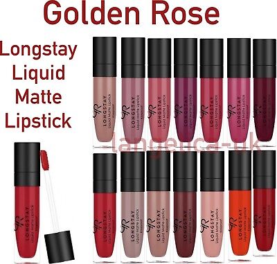 Golden Rose Longstay Liquid Lipstick Rich Matte Pigment Ebay