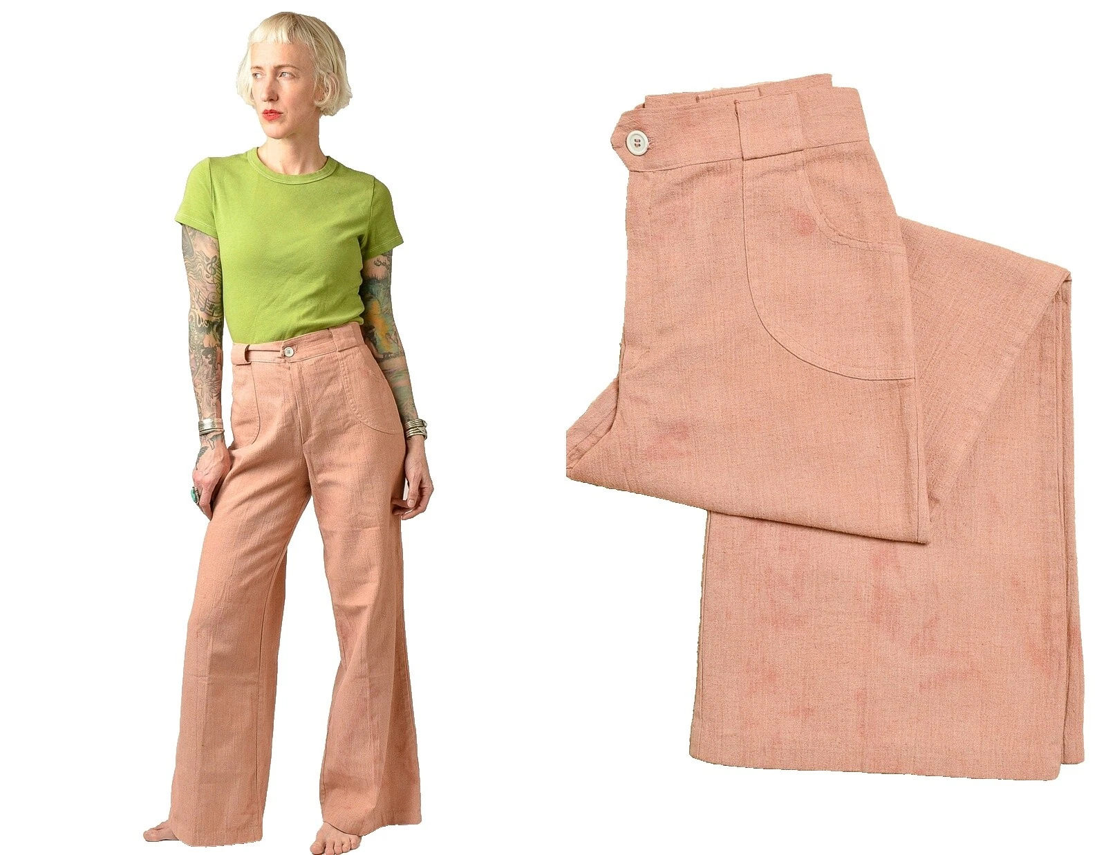 Linen Vintage Jeans for Women