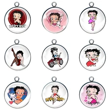 Betty Boop Charms, Bracelet Charms, Craft Charms