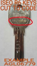 iseo r6 key cut to code