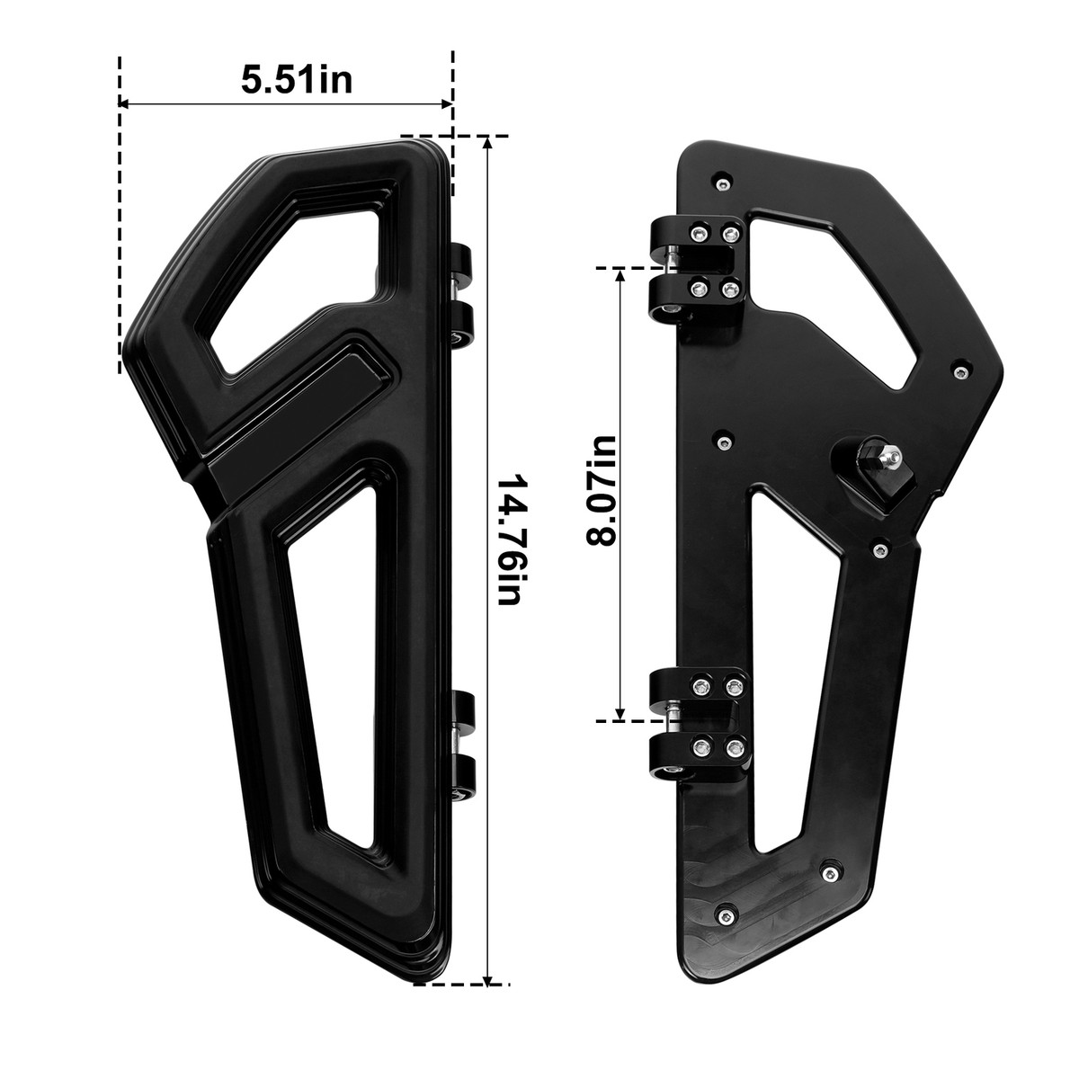 Driver Rider Floorboard Footboard Fit For Harley Touring Electra