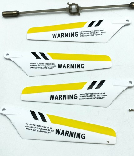 SYMA S107G RC helicopter Replacement Spare Parts - red or yellow blades - Picture 27 of 36