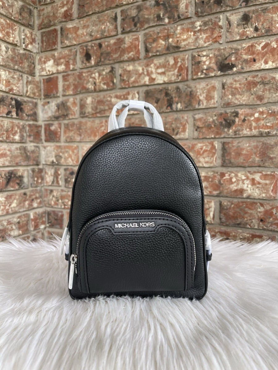 Michael Kors Jaycee XS Convertible Zip Pocket Leather Bag - Black