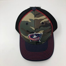 NHL Columbus BlueJackets Youth Snapback Camo Hat NWT