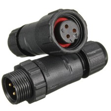 IP68 Waterproof Electrical Cable Wire 3/4/5/6 Pin Connector Outdoor Plug Socket