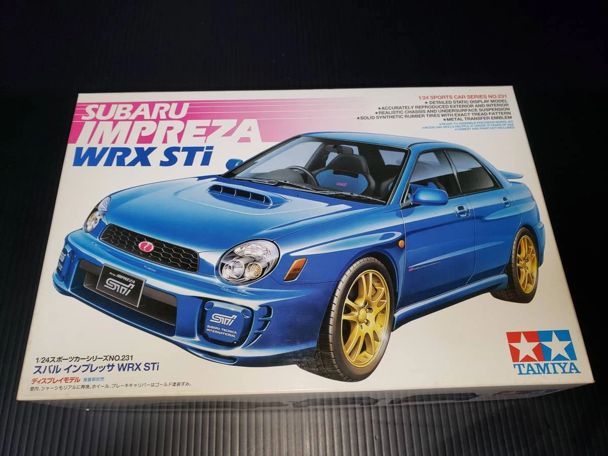 Tamiya 1/24 Subaru Impreza WRX STI Sports Car Series No.231 Display model plasti