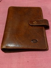 RARE STORY AGENDA ORGANISER HOLDER "The Bridge" : COWHIDE Stunning  Special 
