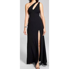 B DARLINJuniors' One-Shoulder Cutout Gown US 5/6