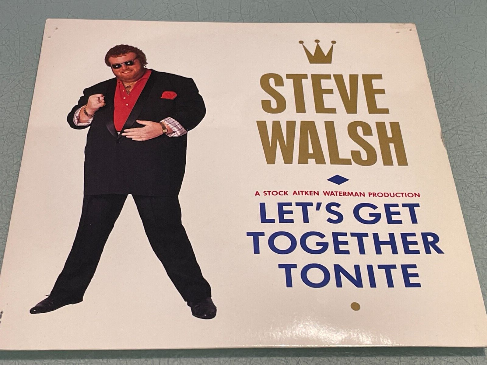 Steve Walsh - Let's Get Together Tonite -  Vinyl Record 7"" Single - 1987 A1 303