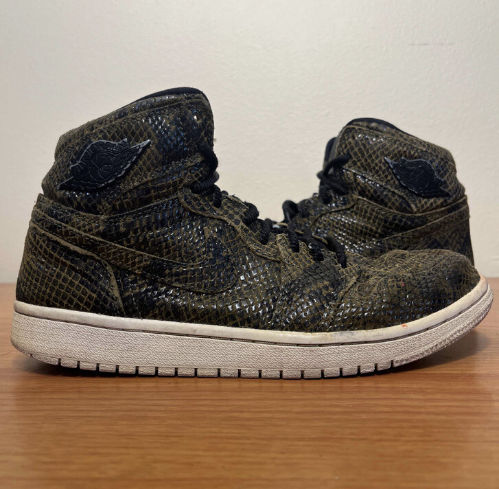 スニーカー NIKE Air Jordan 1 Retro High Premium 'Snakeskin' WMNS 2018 Nike Air Jordan 1 Retro High Snakeskin Wmns Women's Size 8.5