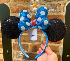 Timeless Flower Disney Parks Minnie Ears Polka Dot Rare Mouse Hat Headband