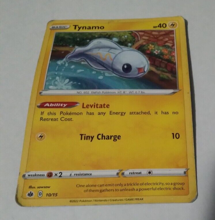 Tynamo Pokemon TCG card  US Seller 20 + Years