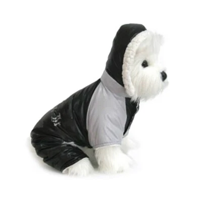 Dog Snowsuit Black Ruffin It Doggie Design