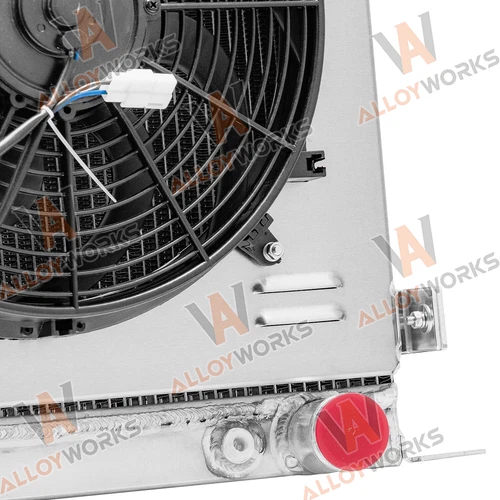 4 Row Radiator Shroud Fan For 1928 1929 Ford Model A Chevy Configuration - Bild 4 von 9