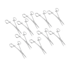 10 Pcs Mosquito Hemostat Locking Forceps 3.5'' Straight Surgical Dental Instru