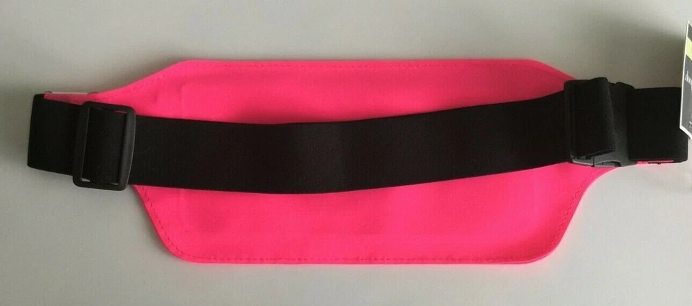 Belt Bag Neon Colors Holds Phone Cards Keys Money Zip Close Adjustable Belt NWT