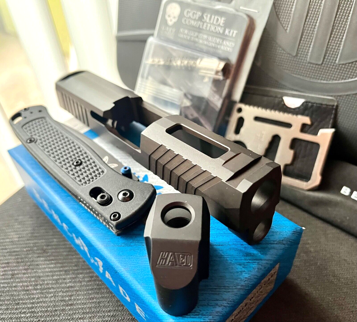 Sig P320 Slide w/ Grey Ghost Parts + Compensator Compact 3.9