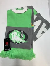 Ruffneck Scarf Gr/Gray ECS Hawks 56”  Winter Scarf Environmental Charter School