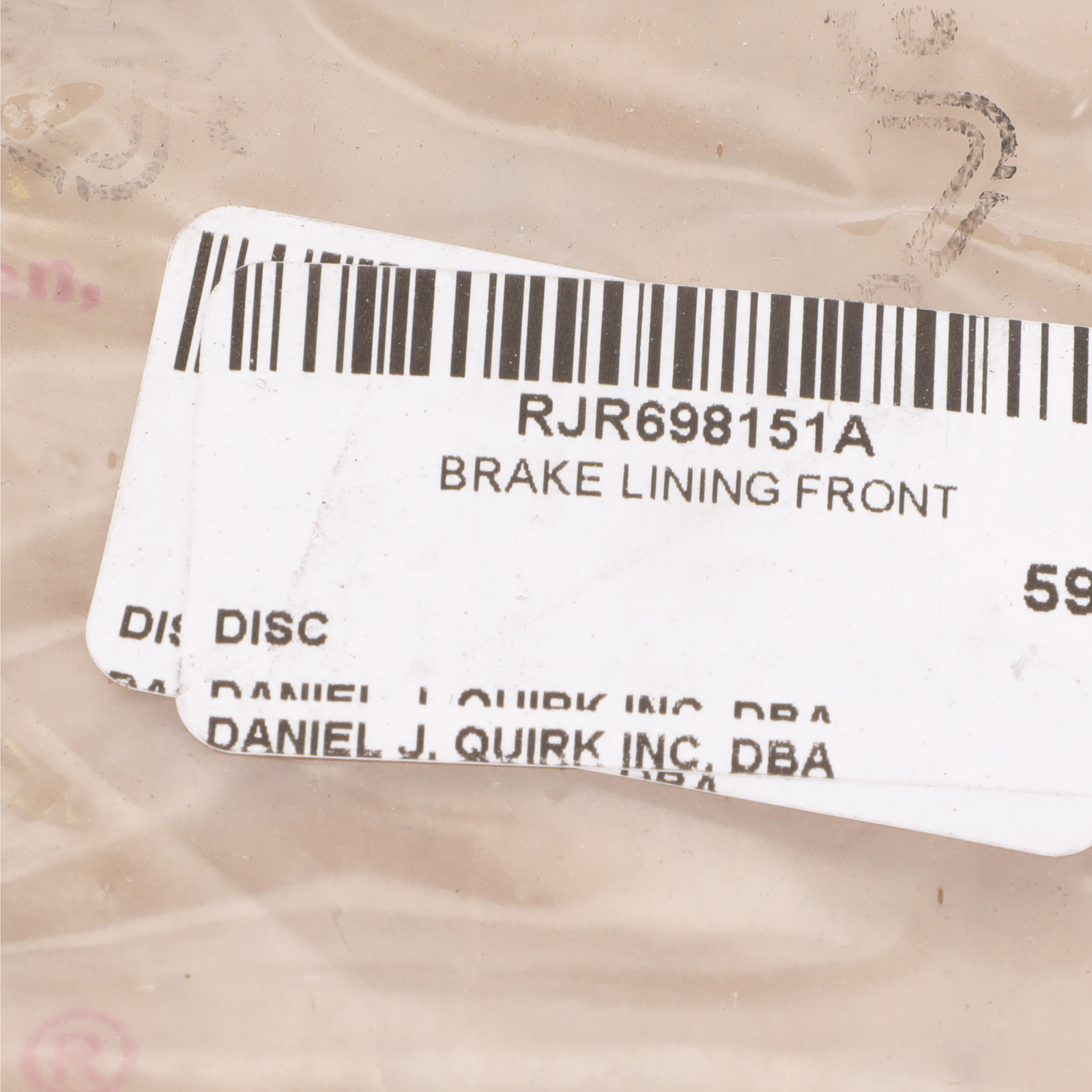 Genuine Bentley Front Brake Pad Set RJR698151A OEM NEW