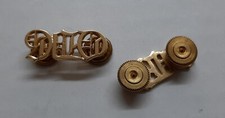 QDG Shoulder Titles Screw Post Pattern British Army Queens Dragoon Guards 1 Pair