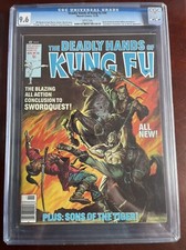 Deadly Hands of Kung Fu #30 CGC 9.6 White Page  Sons of the Tiger! High Grade!