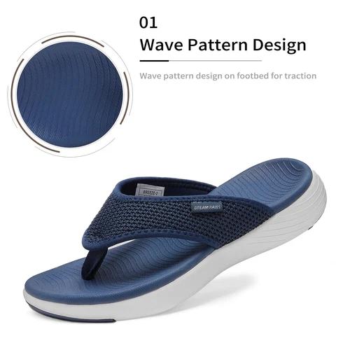 Women Arch Support Soft Cushion Flip Flops Thong Sandals Slippers Shoes 5-11 - Picture 23 of 39
