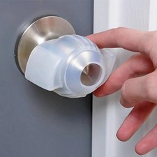 1/2PCS Doorknob Grips Door Lock Handle Crash Protector Door Knob In Grip Glowing