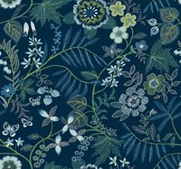 Yk72135_Scott Living3 Abstrakt, Pinselstrich Tiefpflaume Fine Decor Tapete