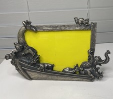 Noah  s Ark Animal Pewter Picture Frame