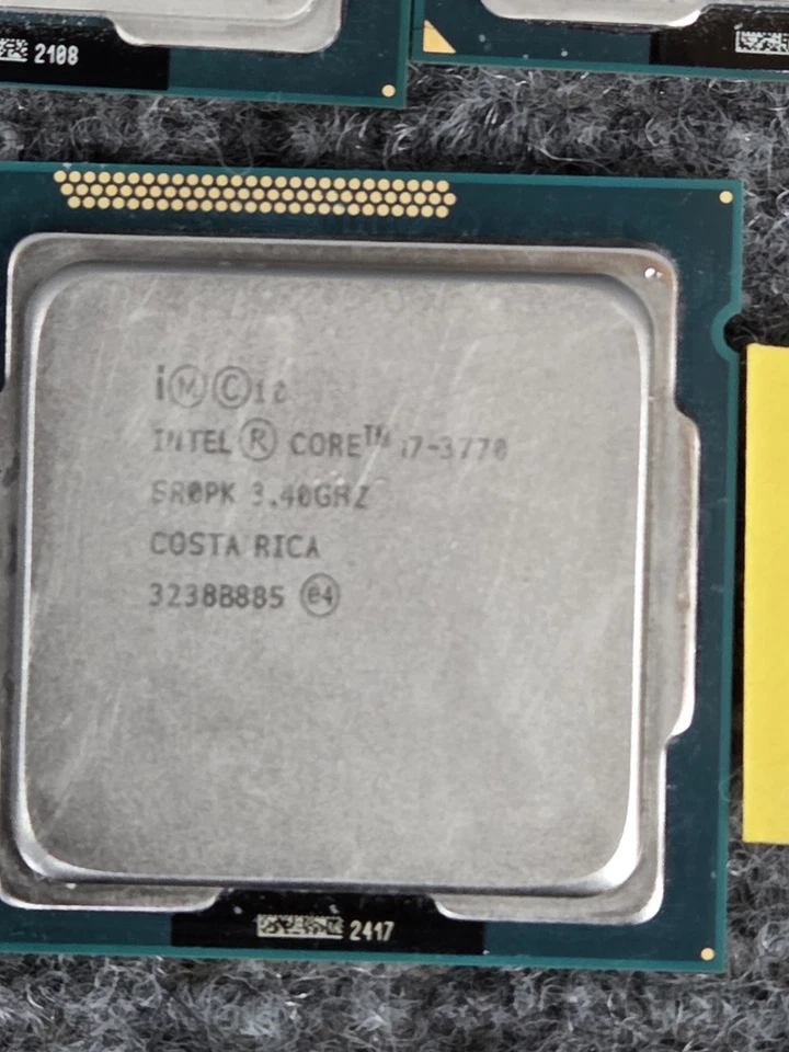 5 Intel Core i7-3770S 1-i7 3760 SR0PN 3.10GHz LGA1155 Quad-Core Processor (6pcs) - Image 2 of 3