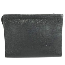 LOUIS VUITTON M30547 PochetteVoyage Pouch Clutch bag Taiga Leather Ardoise Black