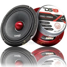 2 DS18 PRO-X6BM 1000W Max 6.5" Midrange Speakers Loudspeaker With Bullet 8 Ohm