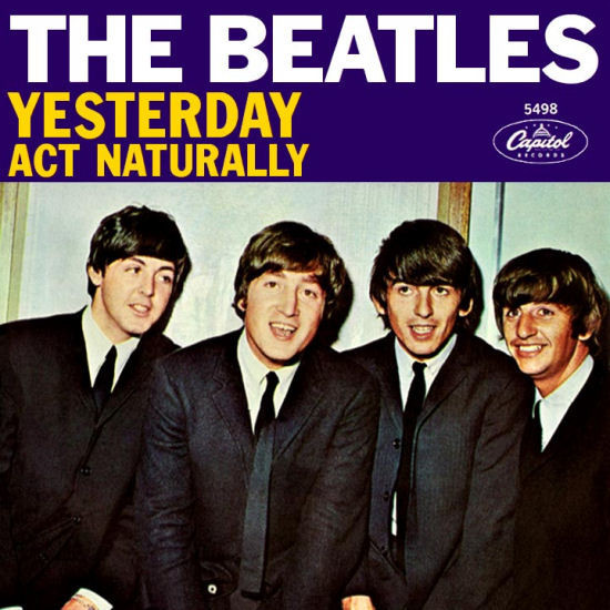 The Beatles - Yesterday / Act Naturally - 7", Single, Scr - Very Good (VG)