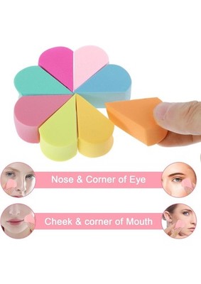 16er Pack Gesicht Make-up Schwämme Foundation Mixer Puffer Applikator Einwandfrei 