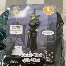 New Wizard of Oz Wicked Witch Adult Premium Costume, LRG, Rubies Elephaba Hat