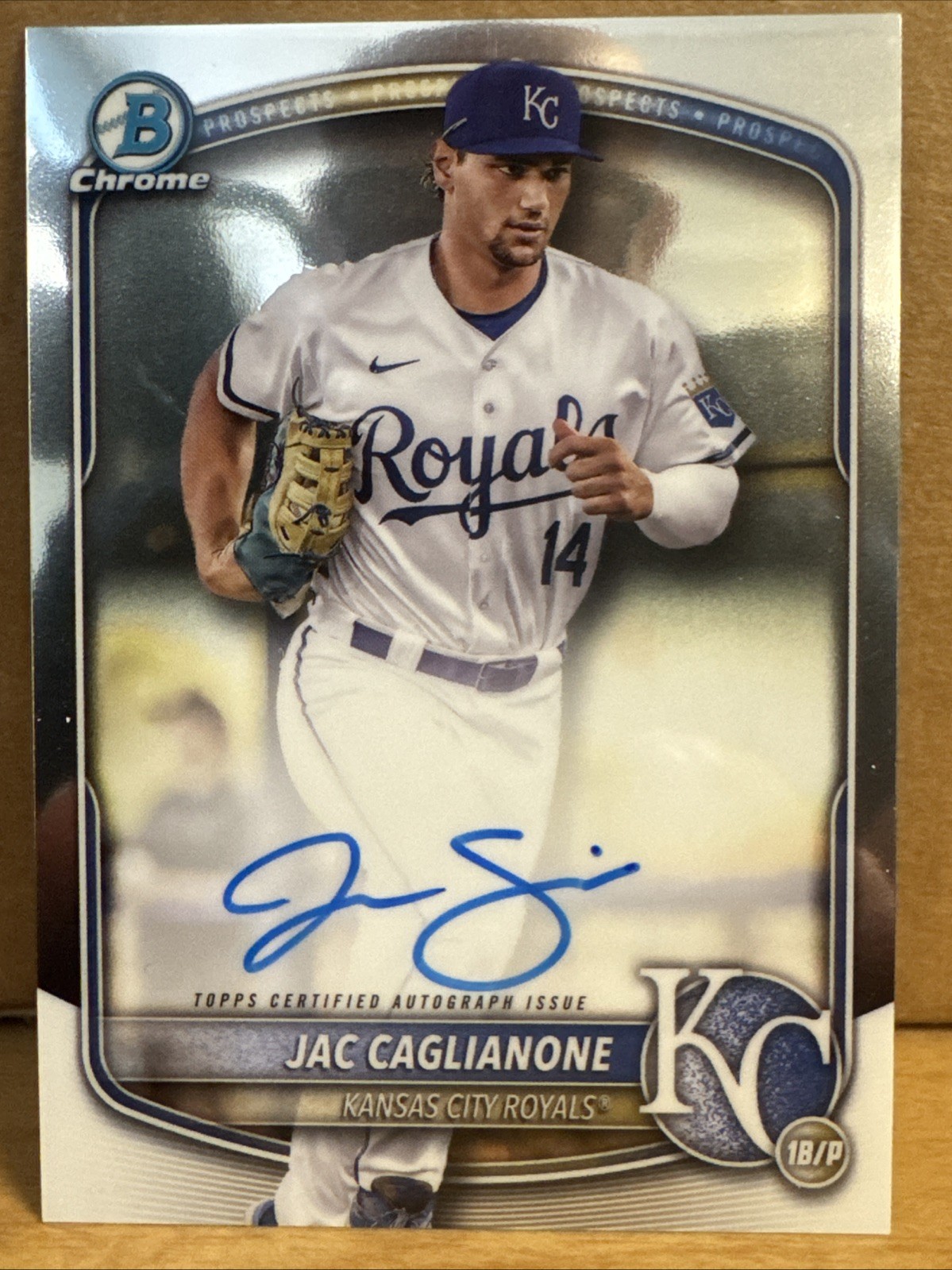 Jac Caglianone 2025 Bowman Chrome Prospect Autographs  #CPA-JCA