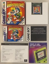 2000 NINTENDO GAME BOY COLOR GBC LOONEY TUNES MARVIN STRIKES BACK! CIB TESTED