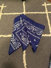 3 USA 100 Cotton Paisley Bandanas 22"X22" Scarf Head Neck Bandannas