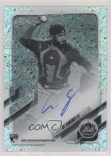 2021 Chrome Rookie Black and White Mini-Diamond Refractor Ali Sanchez Auto 0j7y