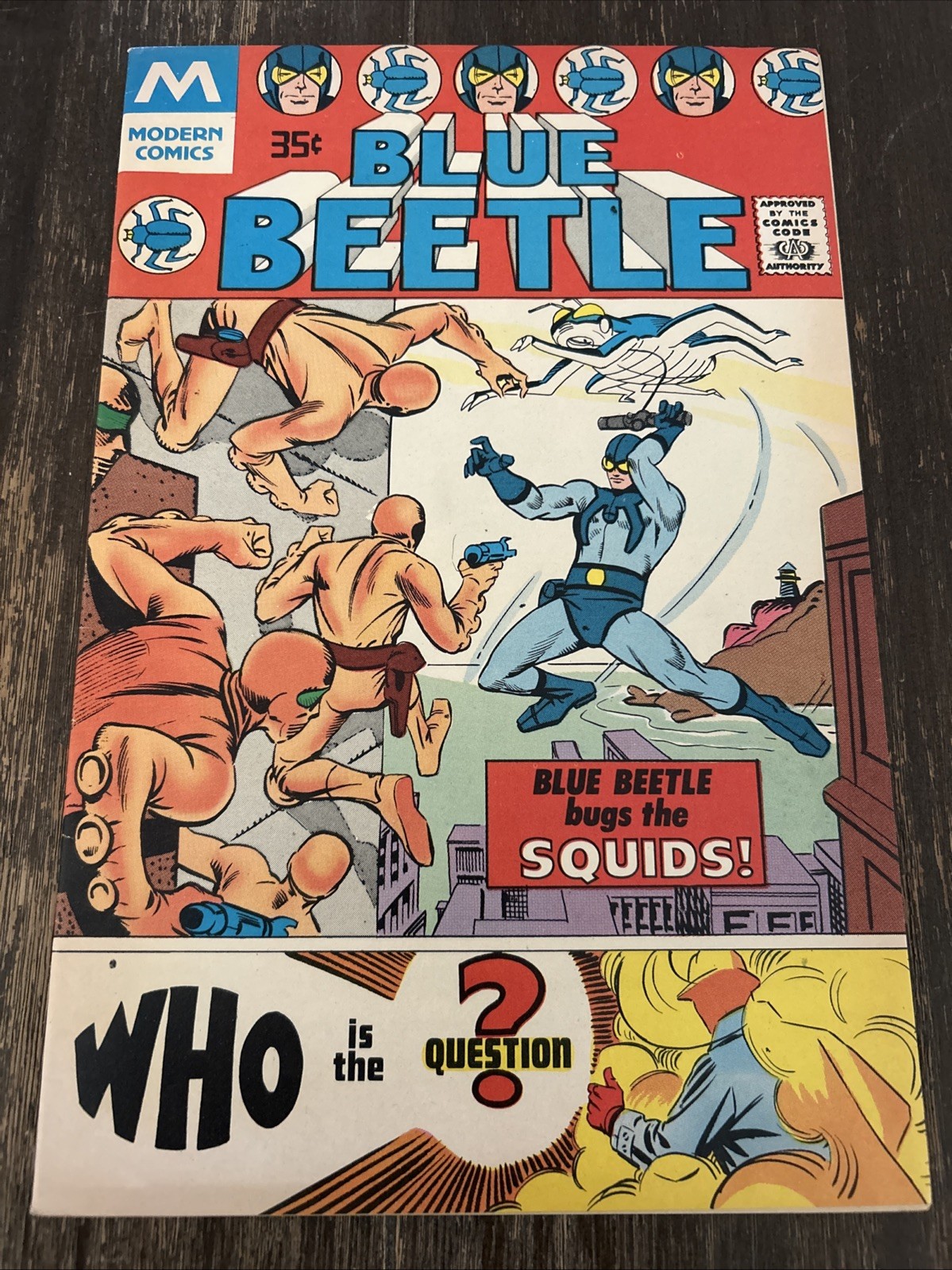 Modern Comics Blue Beetle 1 1977 1st The Question Solid NM