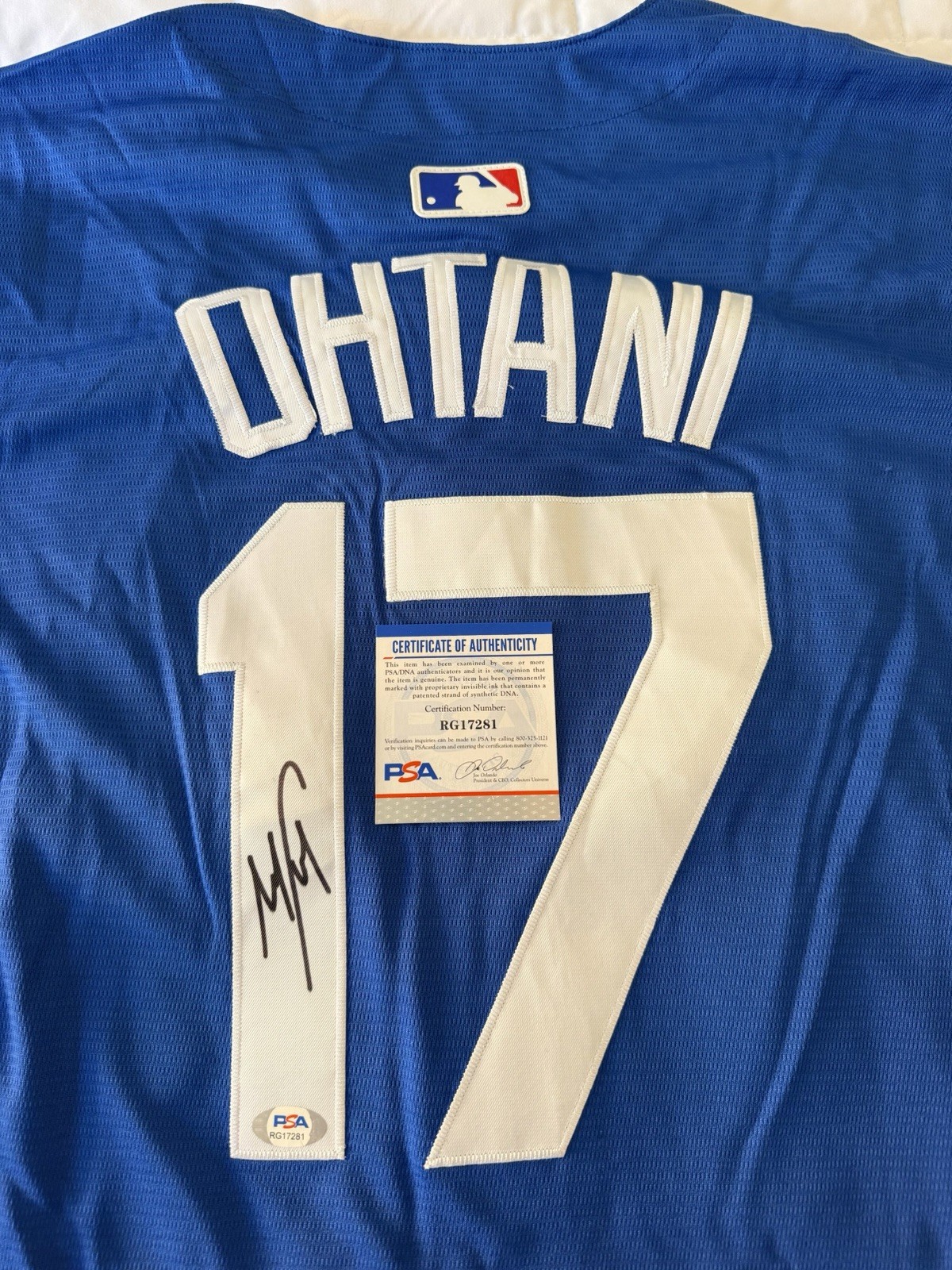 Limited Edition 2025 MLB World Series Shohei Ohtani Signed Auto Jersey, PSA COA